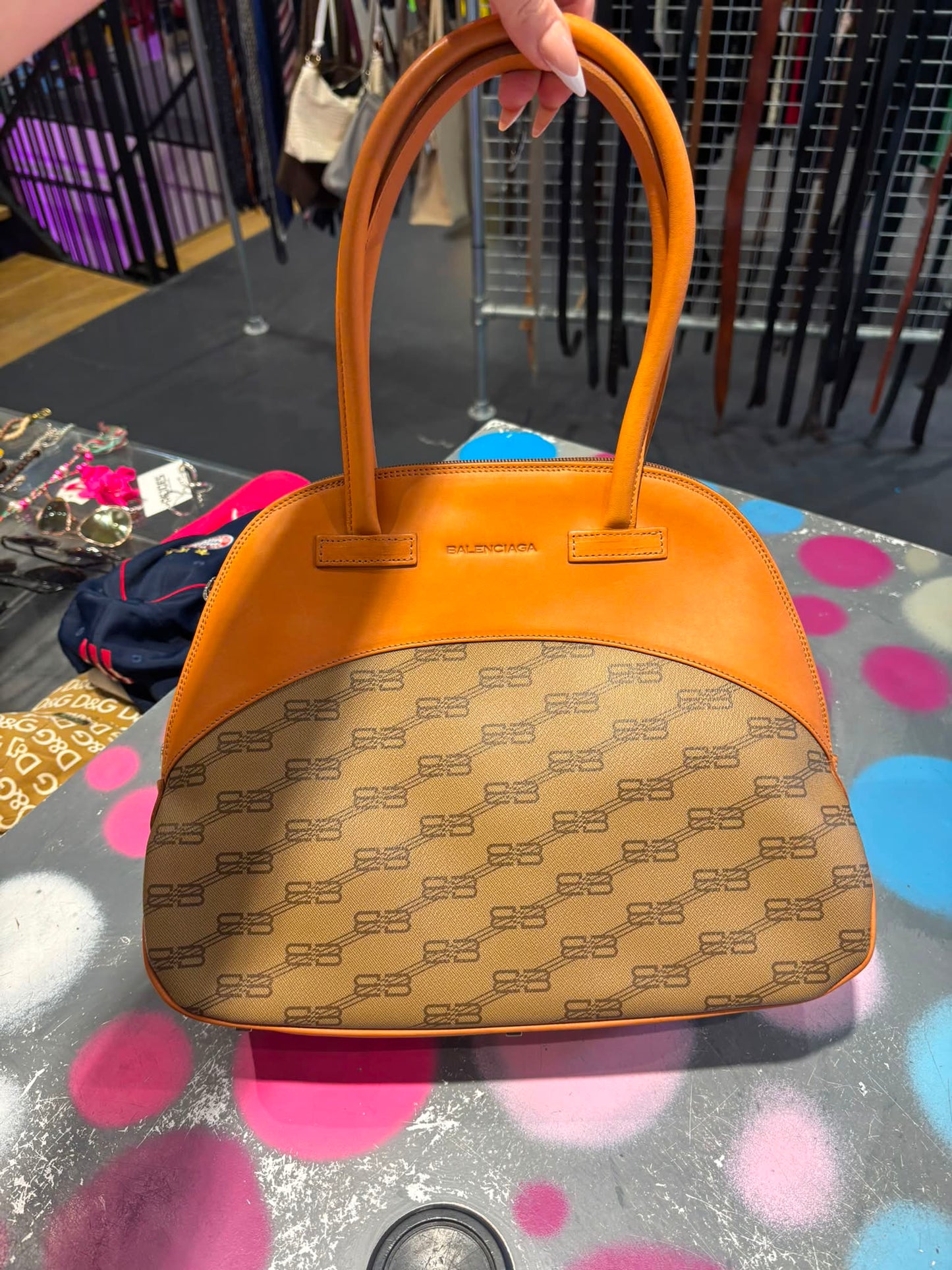 BALENCIAGA  MONOGRAM BAG with dust bag